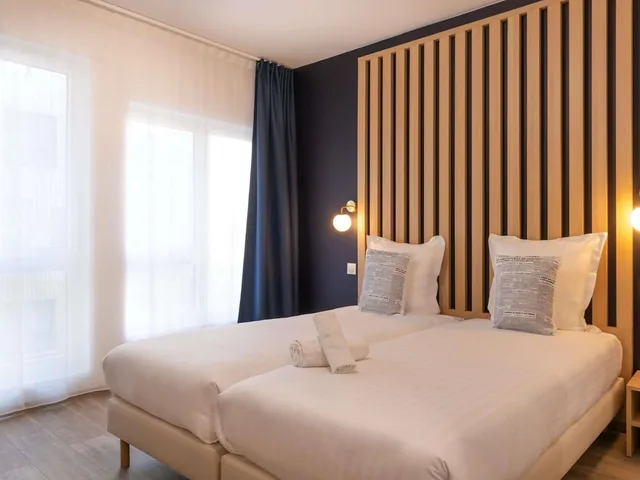 استوديو بسريرين منفصلين، The Originals Residence, Le Monde, Paris Ivry Confluence 1/5