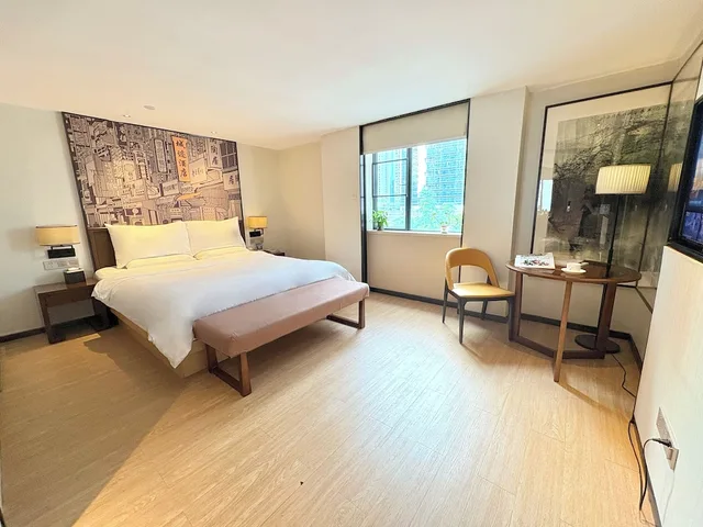 غرفة ديلوكس بسرير كوين، Guangzhou City Join Hotel Shipai Qiao Branch 5/10