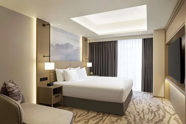 جناح بريميوم بسرير كينج بحوض استحمام، DoubleTree by Hilton Toyama 2/3