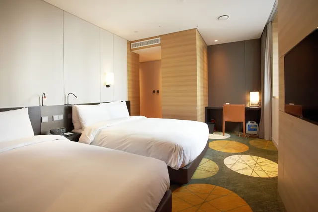 غرفة ديلوكس عائلية بسرير مزدوج وسرير فردي، Crown Park Hotel Seoul 2/10