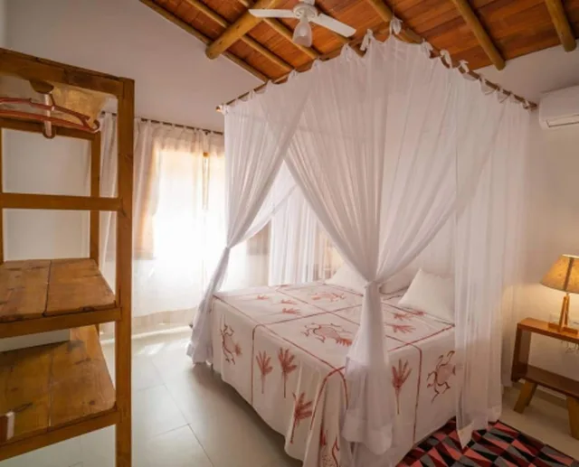Chalet, 2 Double and Twin Beds, Queen Bed, Pousada Do Bosque 2/4