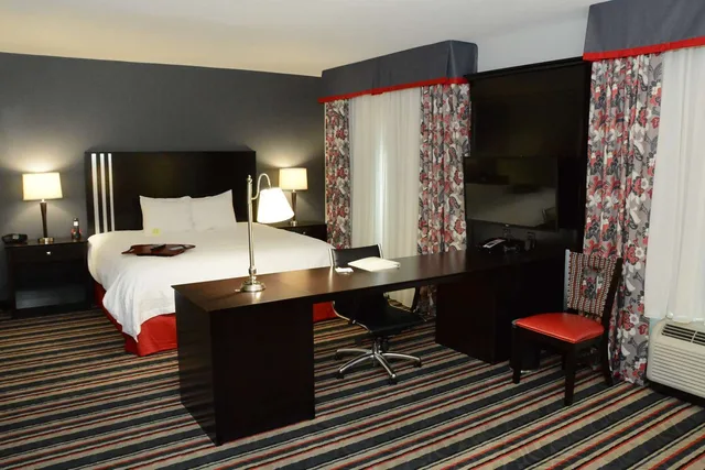 جناح استوديو بسرير كينج بحوض جاكوزي، Hampton Inn And Suites Albany 1/2