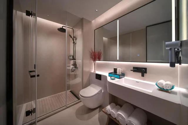 Room, Twin Beds, Garden View, SSAW Garden Hotel Beijing 5/6