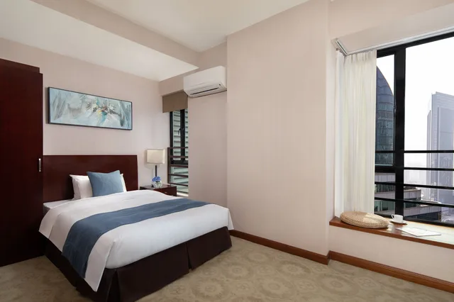 غرفة تنفيذية بسرير كوين وسرير فردي بغرفتي نوم، Springdale Serviced Residence Guangzhou 5/7