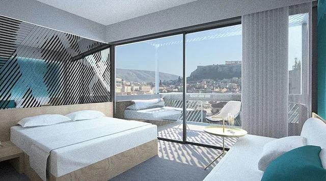 Deluxe, Suite, Acropolis View, Terrace، Athens Lodge 4/6