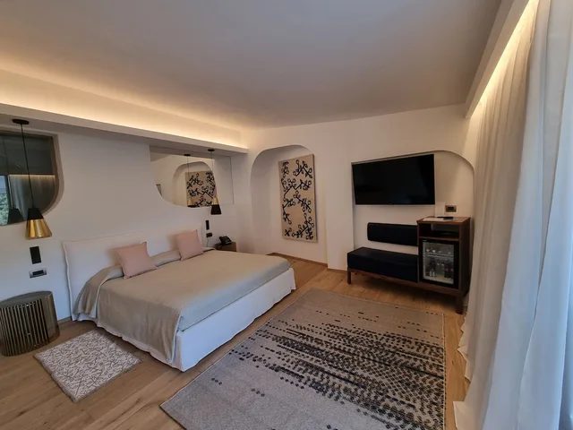 جناح جونيور ديلوكس بسرير مزدوج وسرير فردي مع أريكة، Hotel Delle Rose a Luxury Boutique Hotel 1/6