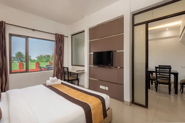 جناح تنفيذي بسرير كينج، SHIVA OASIS RESORT 1/1