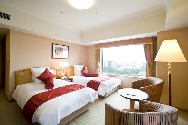 Premium, 2 Double Beds, Tokyo Castle View, High Floor، Ana Crowne Plaza Hotel Toyama 4/6