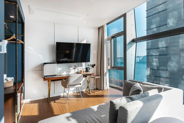 جناح جونيور بإطلالة جزئية على البحر، H Avenue Hotel Gwangali Beach 10/10