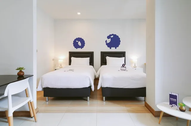 غرفة بسريرين منفصلين، Kokotel Bangkok Sukhumvit 50 3/4