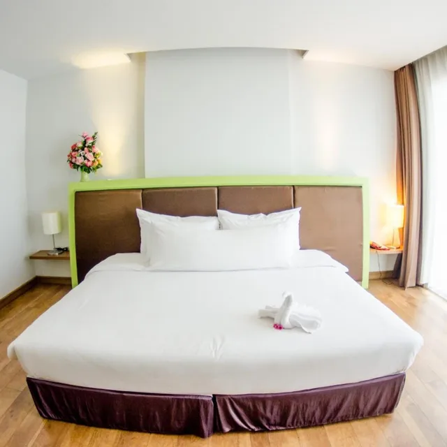 غرفة ديلوكس بسرير مزدوج أو سريرين منفصلين، Prajaktra Design Hotel 7/10