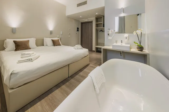 غرفة كومفورت بسرير كينج، Spark by Hilton Milan Linate Airport 5/8