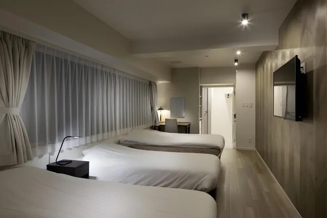 غرفة يابانية عصرية، Shinjuku City Hotel N U T S 1/1