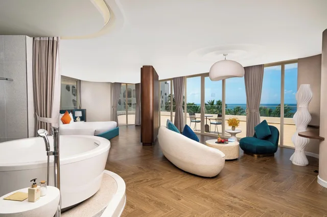 جناح عائلي بسريرين منفصلين وسريرين كينج بـ3 غرف نوم، Seashells Phu Quoc Hotel and Spa 6/8