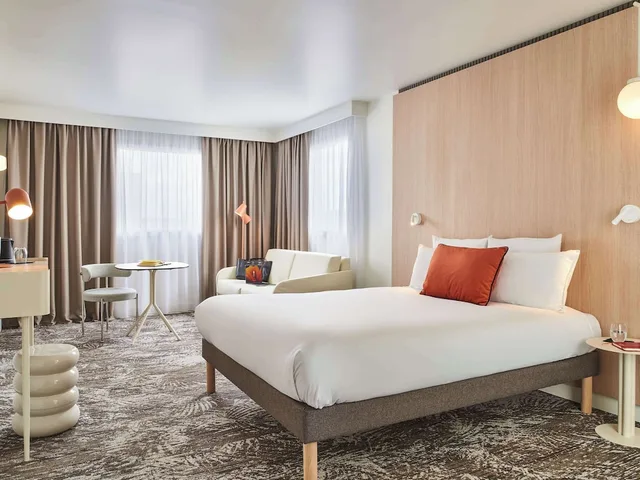 غرفة سوبيريور بسرير كوين مع أريكة، Novotel Paris 13 Porte d Italie 10/10