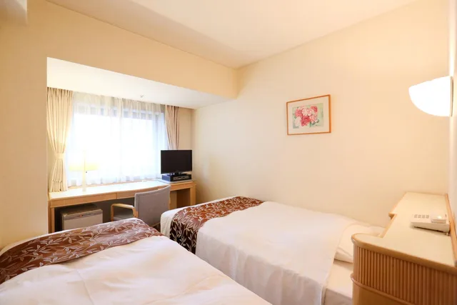 غرفة اقتصادية بسريرين منفصلين، Hiroshima Garden Palace 1/1