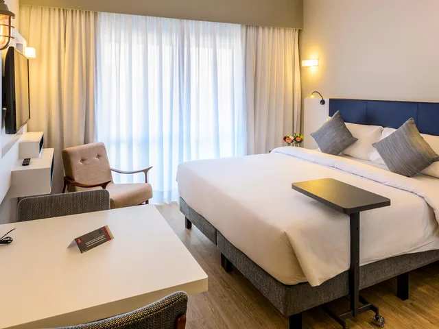 شقة بريفيليج بسرير كينج بشرفة بمطبخ، Mercure Sao Bernardo Do Campo 2/9