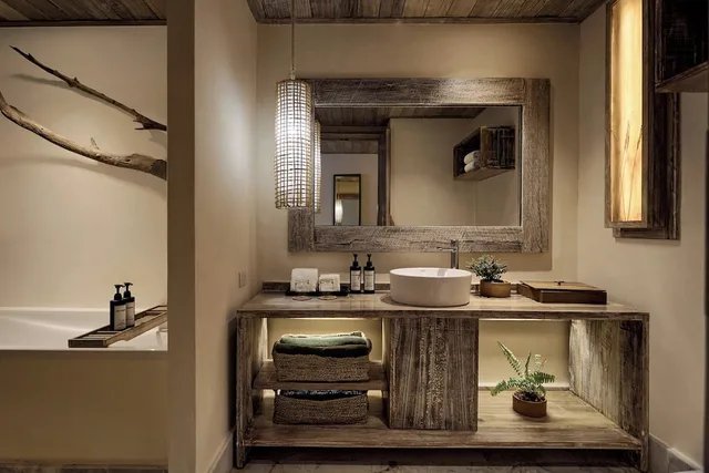 جناح بسريرين منفصلين وسرير كينج بإطلالة على الحديقة بغرفتي نوم، Dinso Resort 18/18