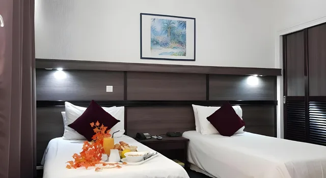 غرفة ديلوكس بسريرين منفصلين، Hotel Le Paris 1/2