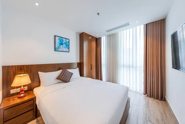 شقة بريميير بسرير كينج وسرير كوين بغرفتي نوم، Greenery Hotel 2/9