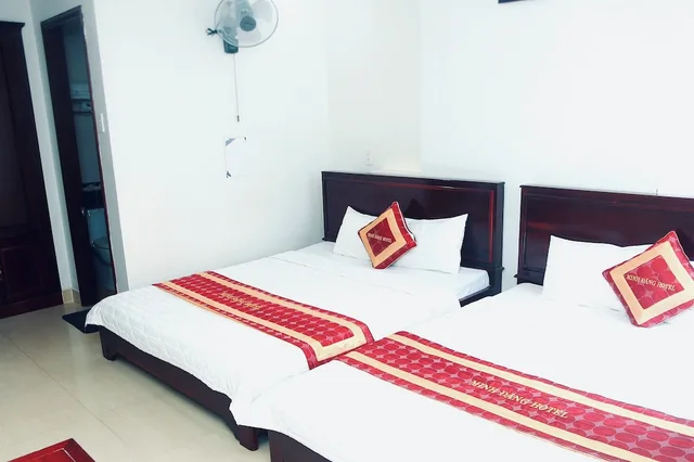 غرفة ديلوكس رباعية بسريرين كوين، Minh Dang Hotel 5/9