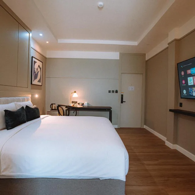 غرفة بسرير كينج بحمام خاص، Thomas Bangkok Hotel 1/10