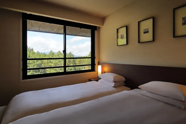 غرفة فاخرة بسريرين منفصلين في الطابق العلوي، Ryu Resort Spa 1/6