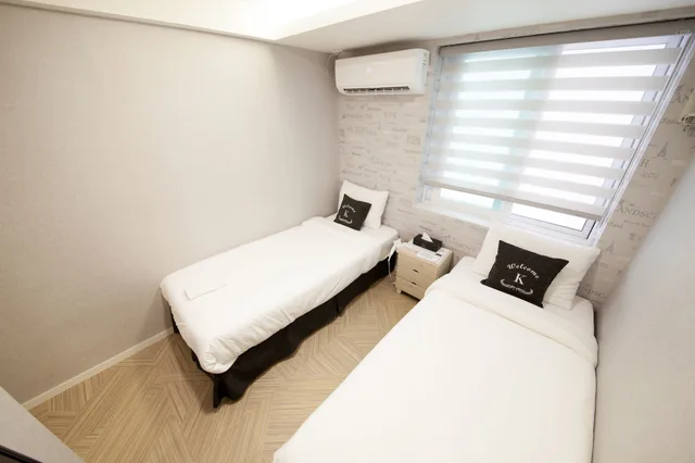 غرفة قياسية بسريرين منفصلين، K-Guesthouse Seomyeon 1 7/10
