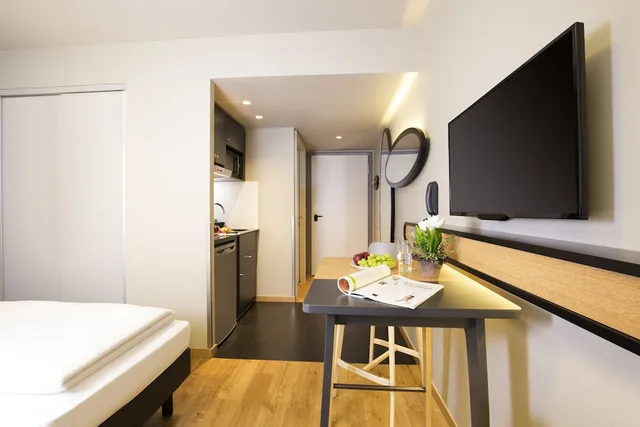 استوديو متصل بسريرين مزدوجين، Aparthotel Adagio Access La Defense Puteaux 2/7