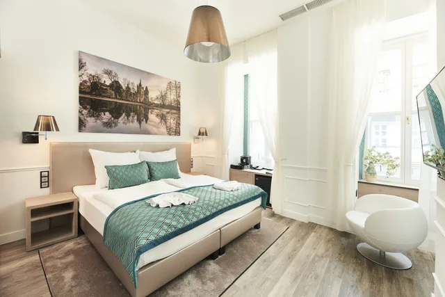 غرفة تنفيذية بسرير كينج، Boutique Residence Budapest 1/8