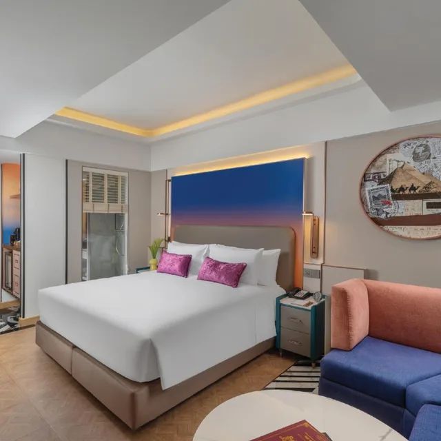 غرفة غراند بريميير بسرير كينج، PIPA Bangkok Sukhumvit 11 by Kingston Hotels 2/4