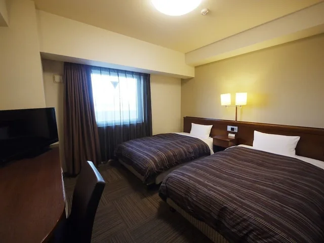 Room, Twin Beds, Electronic Cigarette Only, Smoking، Hotel Route-Inn Mitokenchomae 1/1