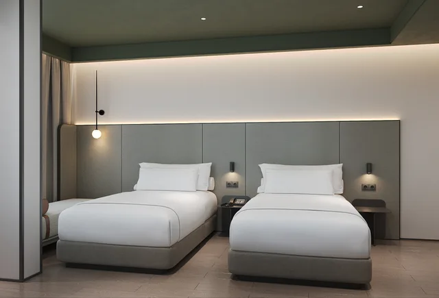 غرفة سوبيريور بسريرين منفصلين بإطلالة، PureJoy Hotel Saigon - Premium 2/4