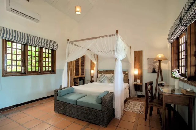 غرفة قياسية بسرير كوين بإطلالة على البحر، Cassia Cottage 4/7