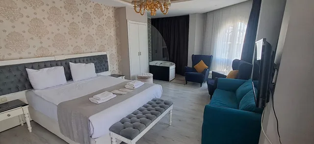 غرفة ديلوكس بسرير مزدوج بإطلالة على البحر بشرفة، Albatros Premier Hotel 2/5