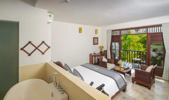 غرفة سوبيريور بسرير مزدوج أو سريرين منفصلين بإطلالة على الحديقة، Legacy Hoi An Resort 5/7