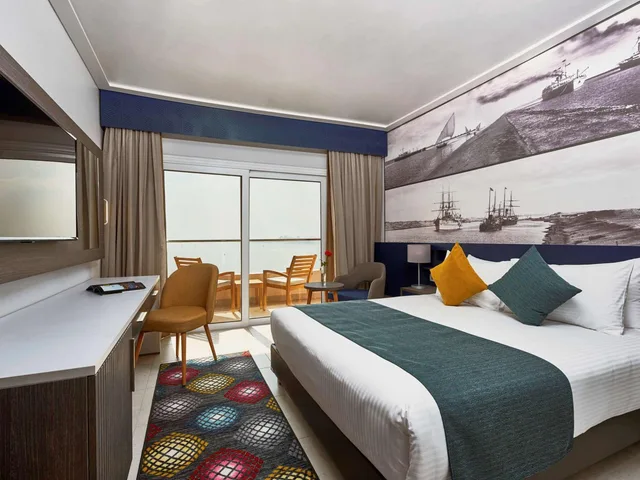 غرفة قياسية بسرير مزدوج بإطلالة على البحيرة، Mercure Ismailia Forsan Island Hotel 3/8