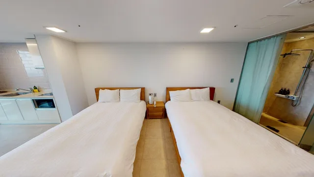 غرفة تنفيذية بسريرين مزدوجين بشرفة، Jeju I've Hotel & Resort 3/3