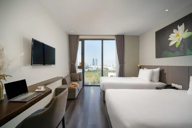 غرفة ديلوكس بسريرين منفصلين، Everland Hotel 1/1