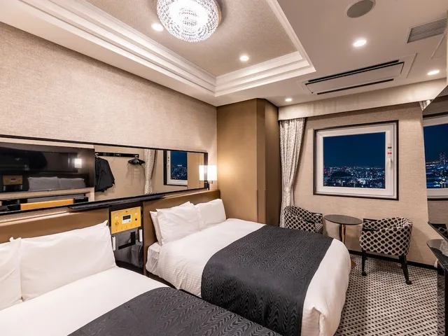 جناح بسريرين مزدوجين، APA Hotel & Resort Osaka Namba Ekimae Tower 1/4