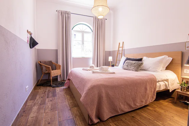 شقة بسرير مزدوج بغرفة نوم واحدة مع أريكة، Faro Central Holiday Apartments 1/4