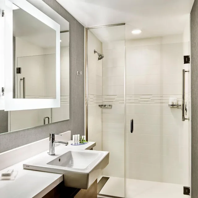 جناح بسرير كينج مع أريكة بحوض استحمام لذوي الإعاقة، SPRINGHILL SUITES CLEVELAND INDEPENDENCE 3/3