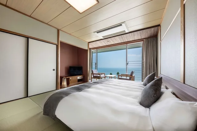 Japanese, Futon Bed, Twin Beds, Tatami, South Wing، Spa & Resort Hotel Solage Oita-Hiji 1/3