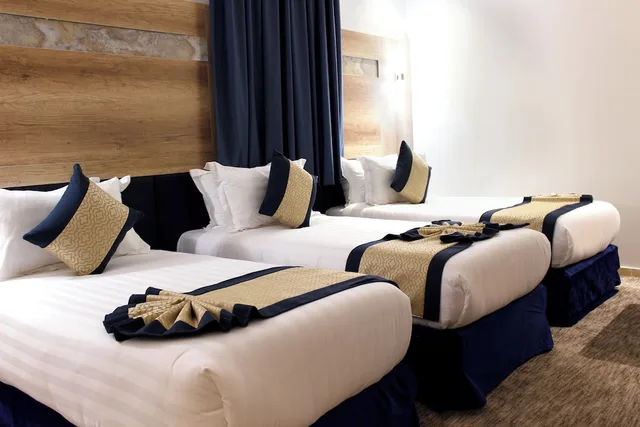 غرفة ثلاثية بثلاثة أسرّة، Abraj Almarzam Hotel 3/7
