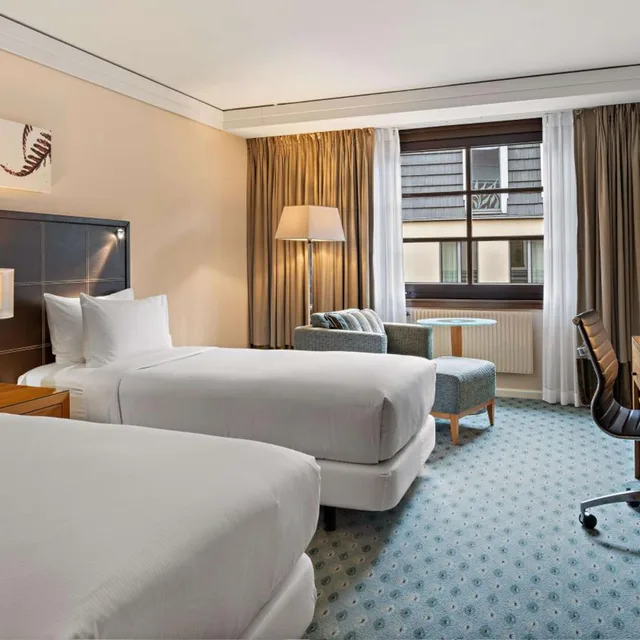 غرفة بسرير فردي، Hilton Dresden 1/4