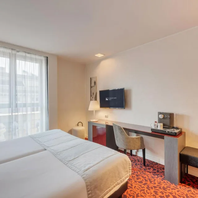 غرفة بسريرين كوين، Eurostars Palazzo Zichy 2/10