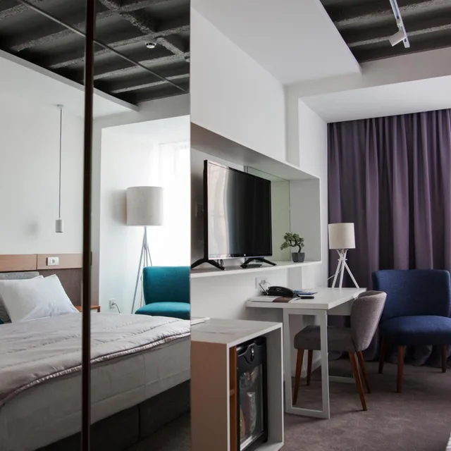 شقة ديلوكس بغرفة نوم واحدة، New City Hotel and Restaurant Nis 4/7