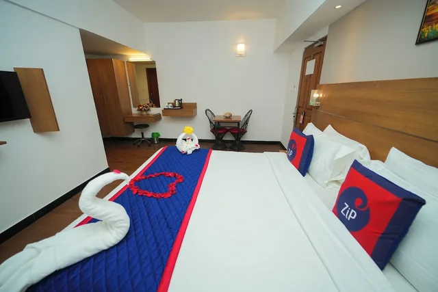 غرفة ديلوكس بسرير كوين بإطلالة على المدينة، Zip by Spree Hotel Mangala International 3/10