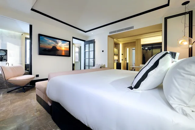 جناح استوديو بسرير كينج بإطلالة على البحر مع أريكة، Bless Hotel Ibiza 3/8