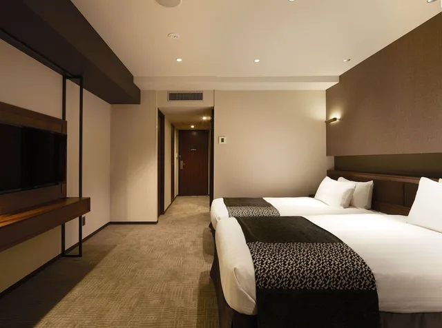 غرفة سوبيريور بسريرين منفصلين في المبنى الرئيسي، Hotel Trad Hakata 3/4